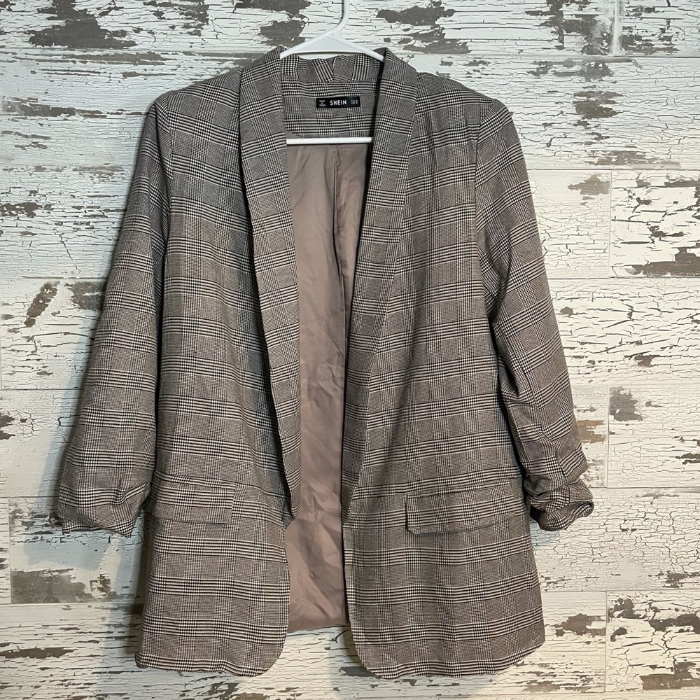 Plaid Blazer